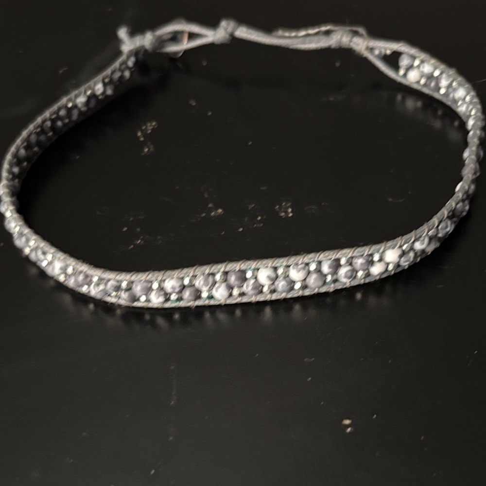 Elegant Silver Beaded Bracelet